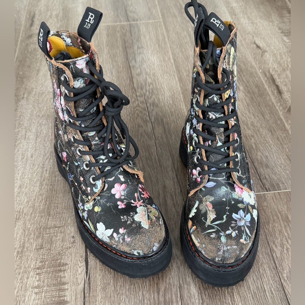 R13 single-stack lace-up boots - Picture 8 of 16